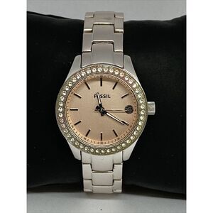 Fossil ES2976 Women's Stainless Steel Rose Gold Analog Dial Quartz Watch QB633